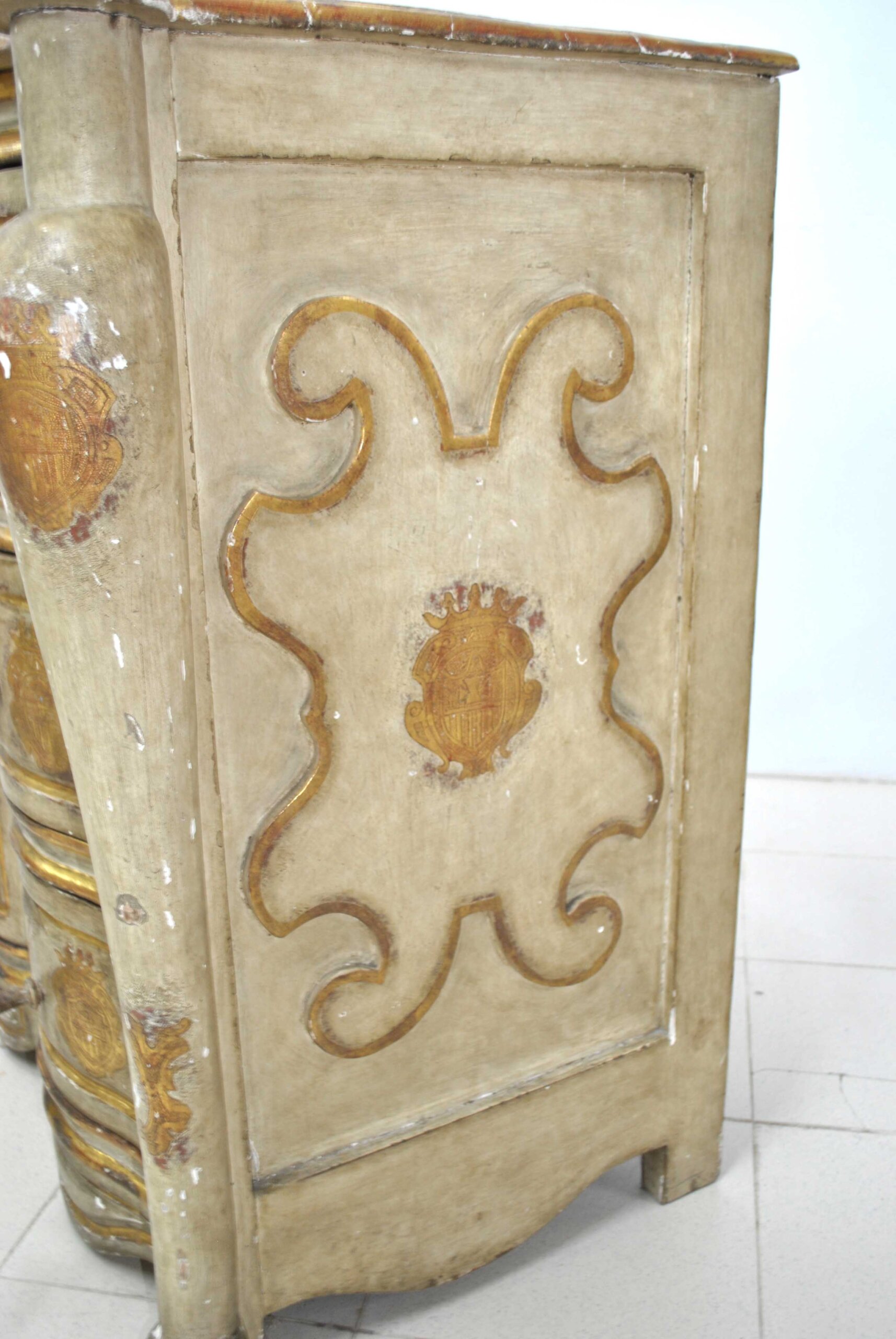 Cómoda S.XVIII madera policromada - Imagen 20