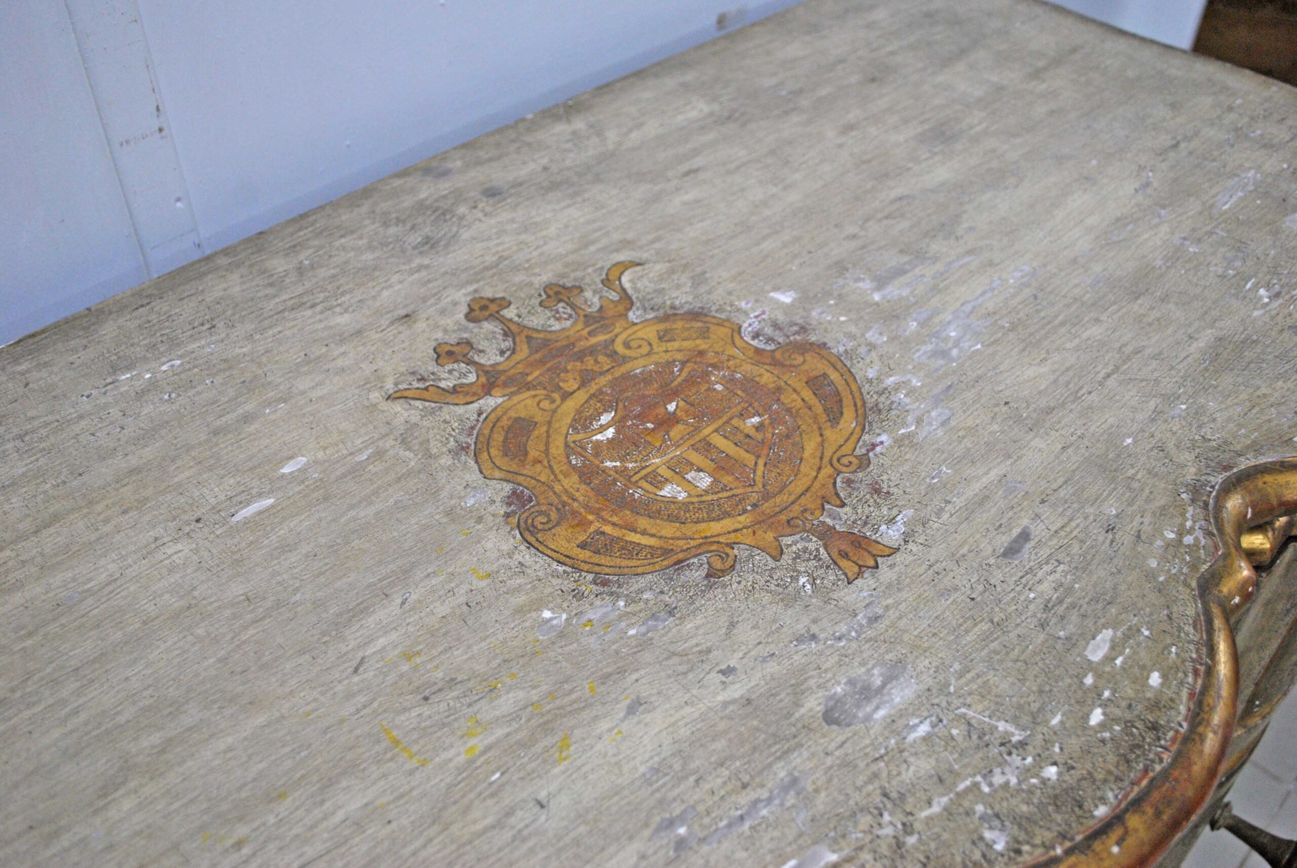 Cómoda S.XVIII madera policromada - Imagen 7