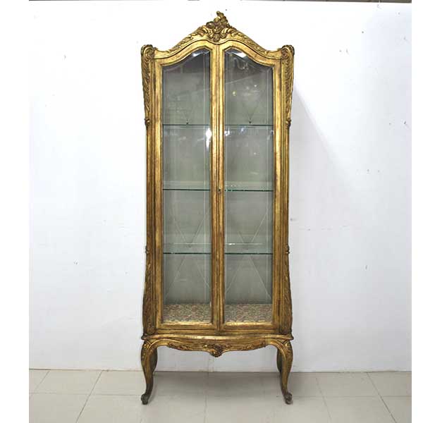 Vitrina Isabelina tallada oro
