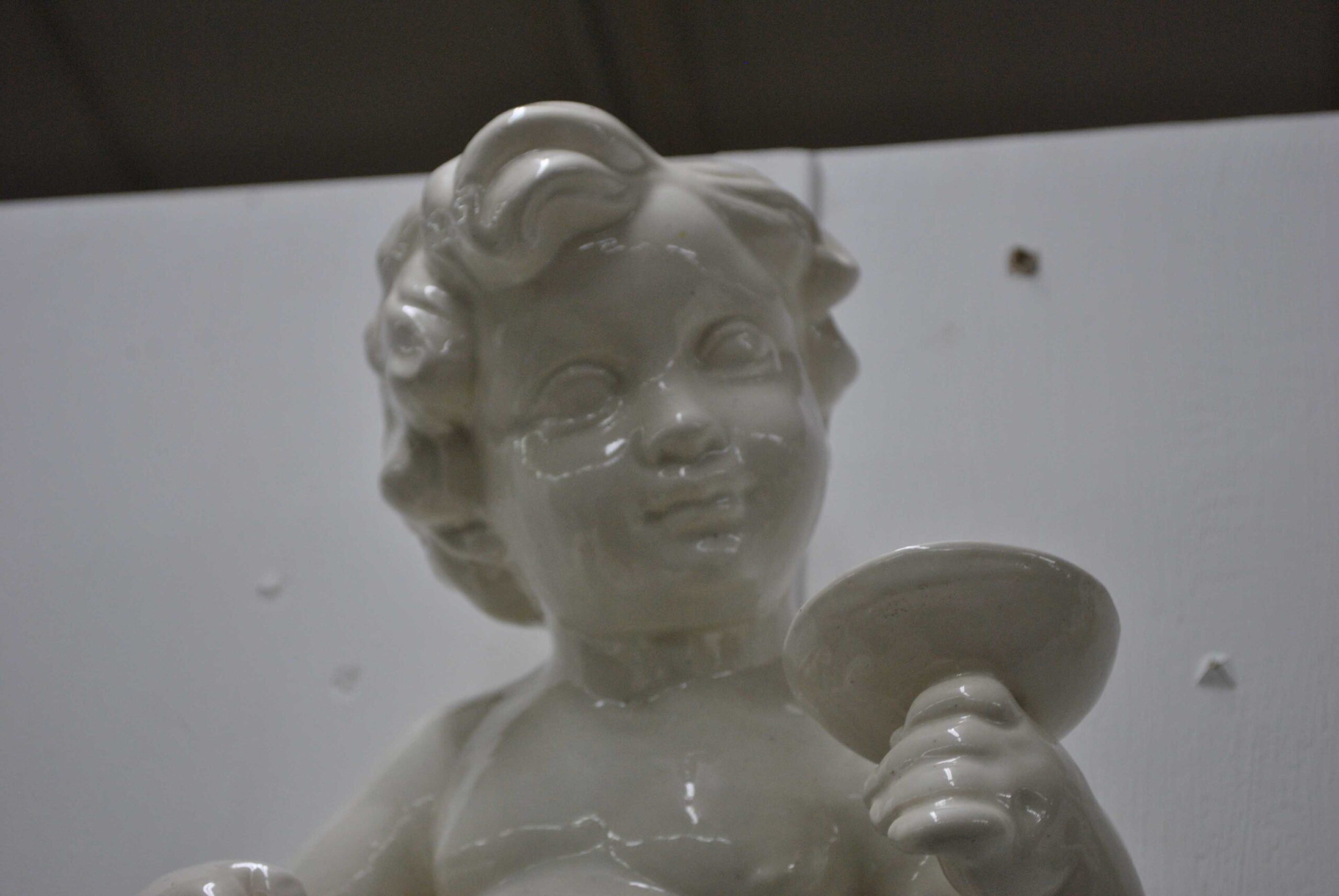 Apliques porcelana angelitos portavelas - Imagen 6