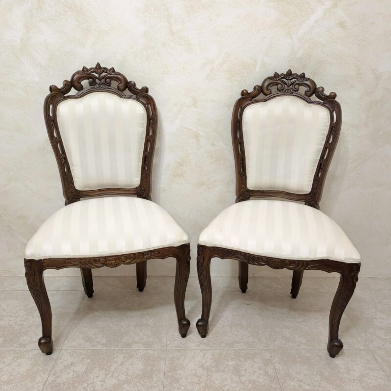 Pareja sillas victorianas