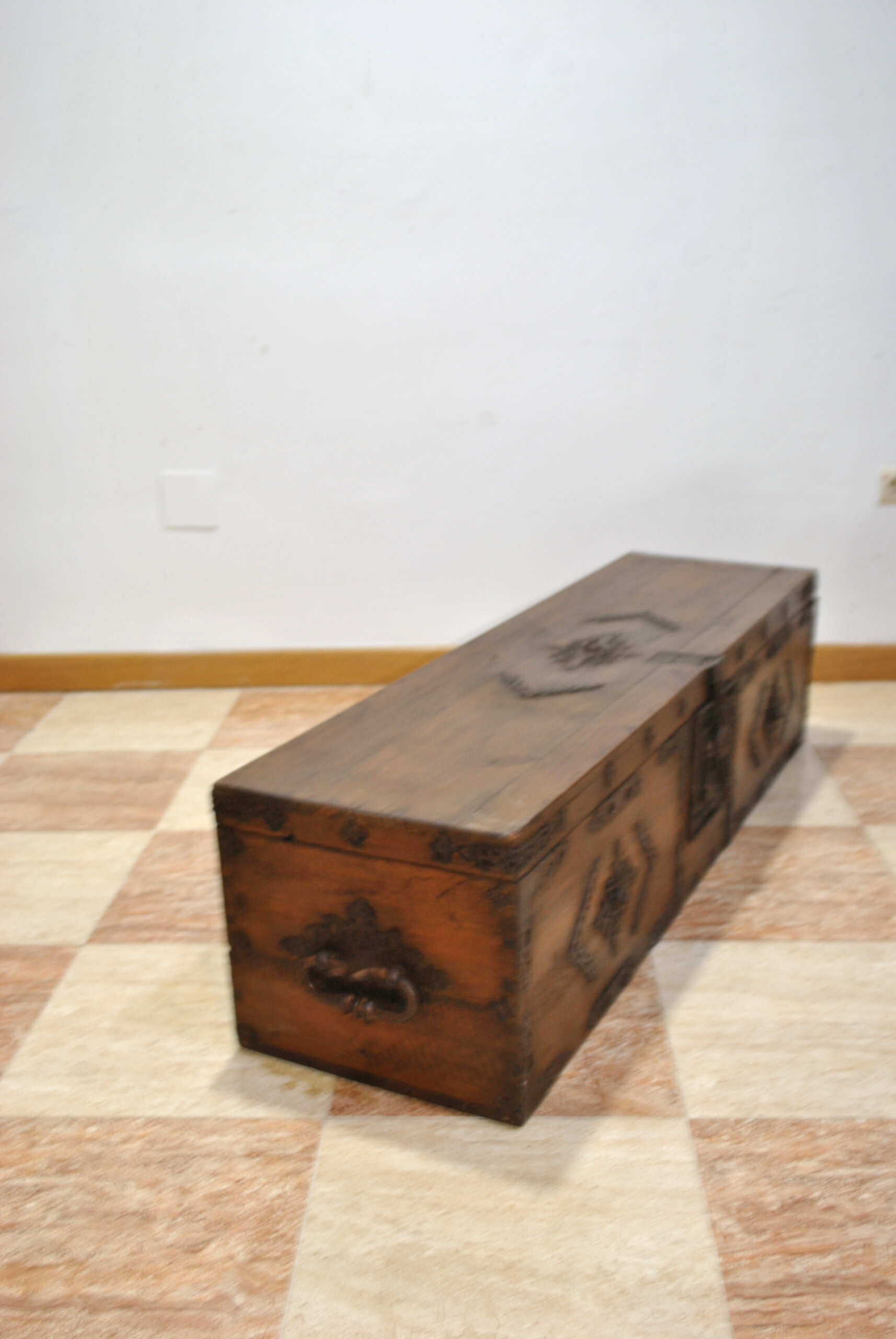 Baúl o arca de madera - Antiguedades El Apaño