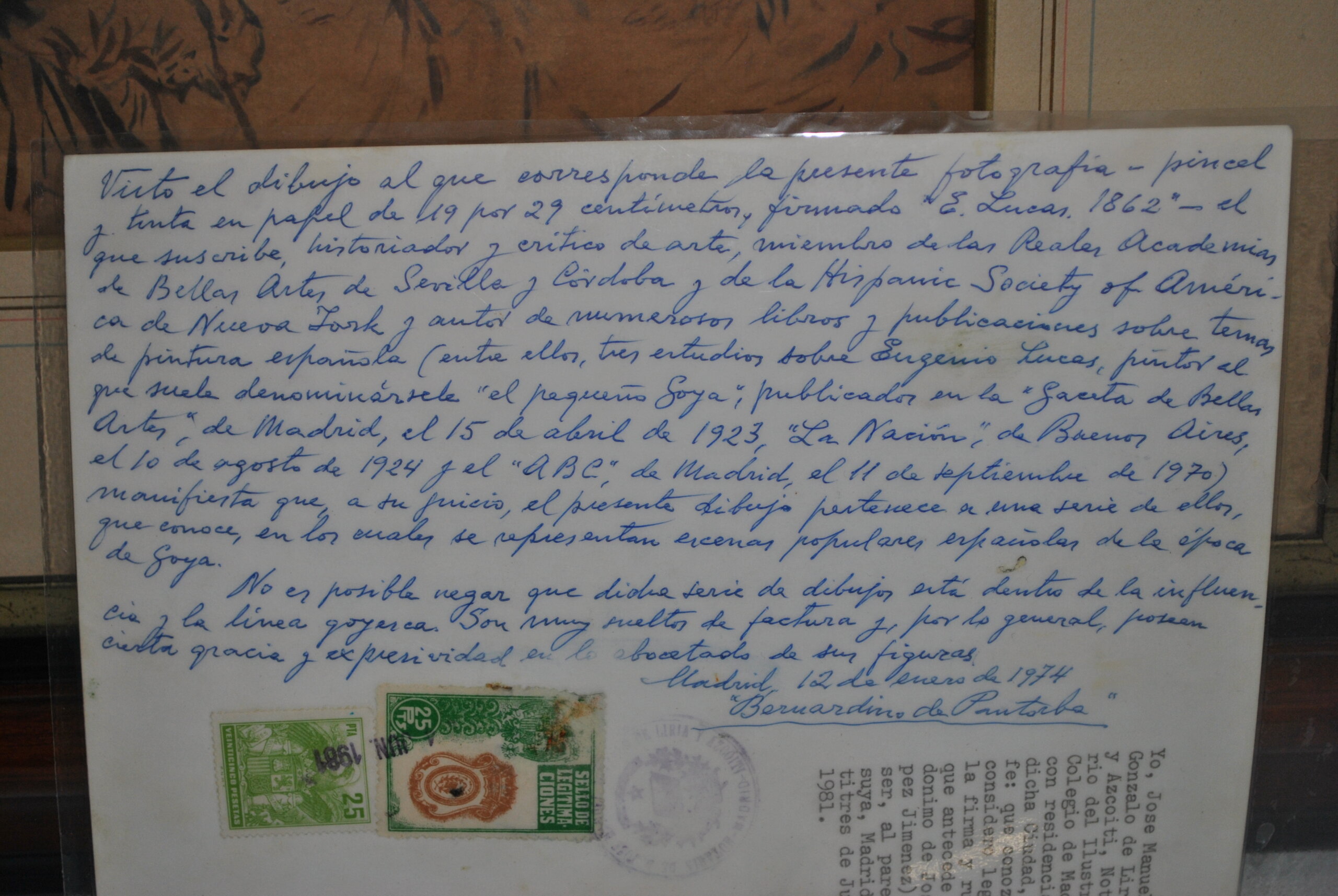 Grabados goyescos firmados E. Lucas - Imagen 9