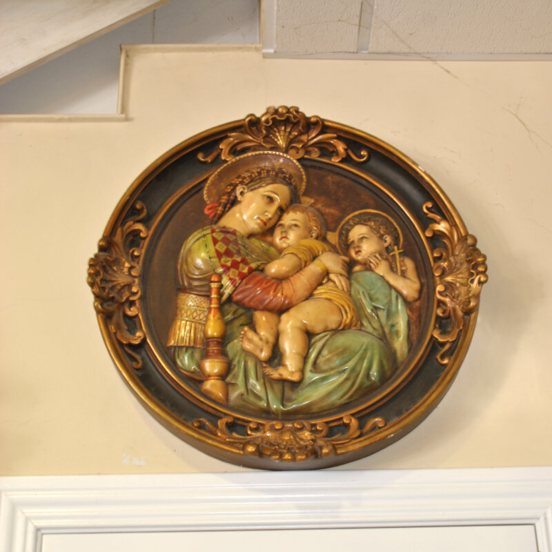 Retablo medallón religioso