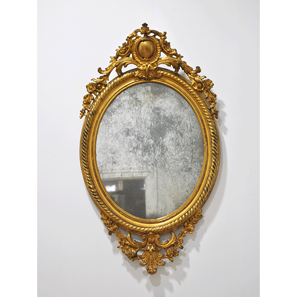 Espejo ovalado Luis XV