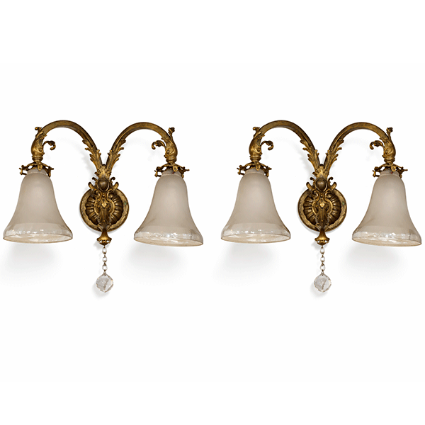 Apliques pared tulipas opalina