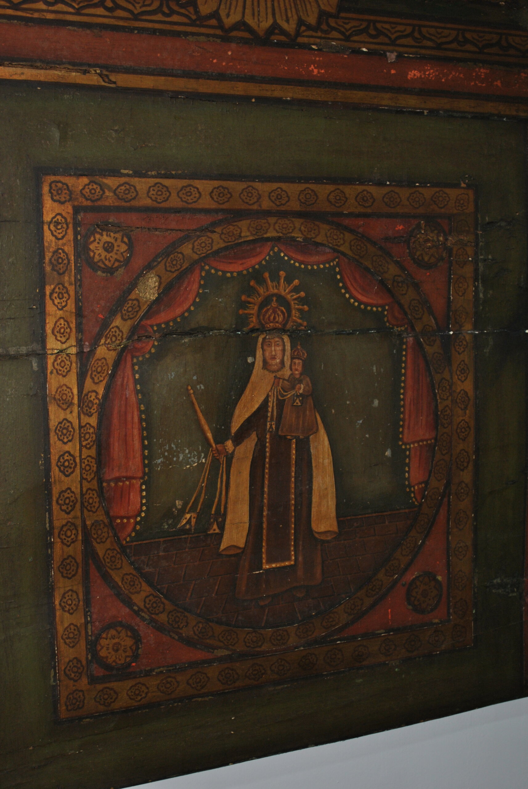 Retablo policromado Virgen del Carmen - Imagen 5