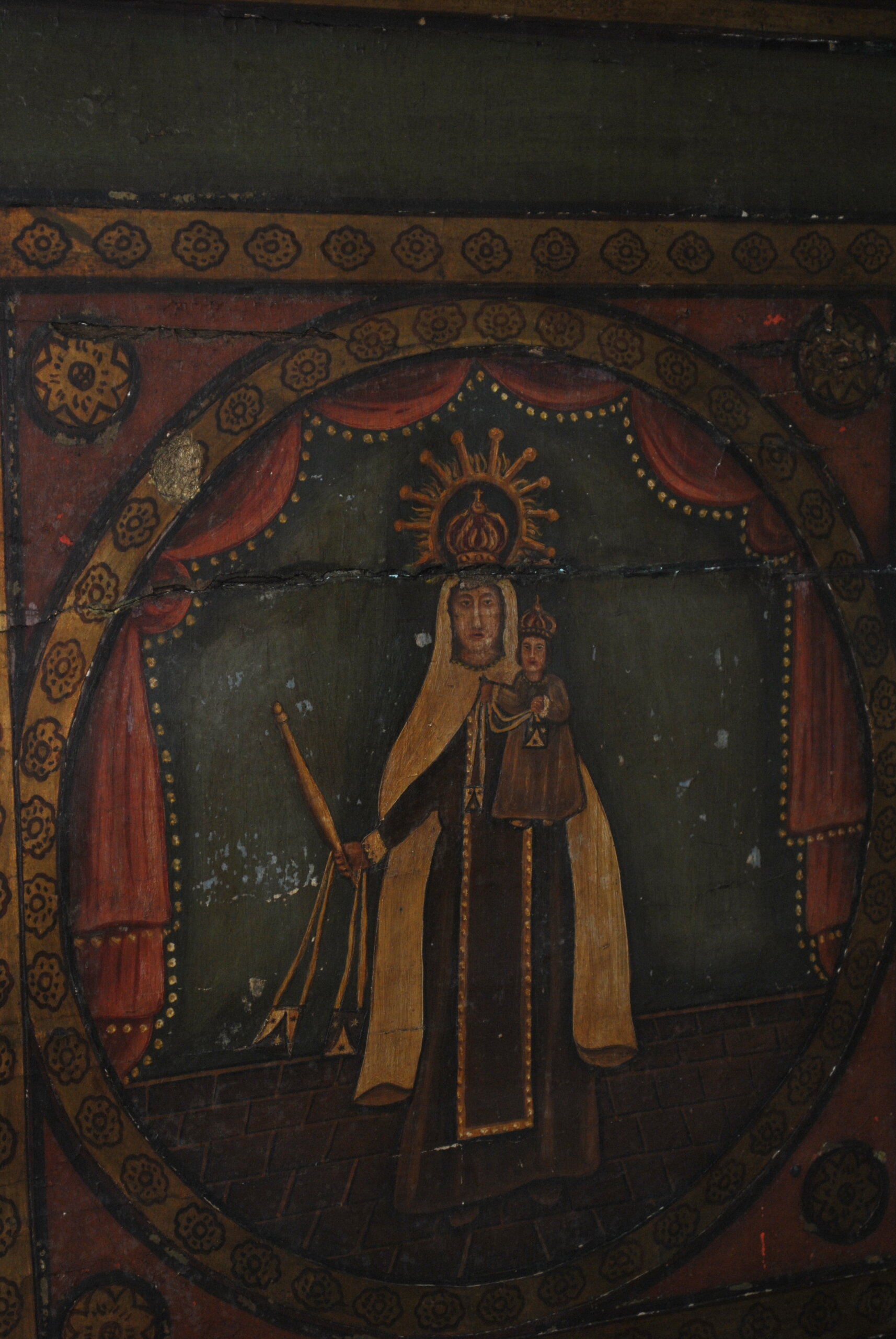 Retablo policromado Virgen del Carmen - Imagen 6