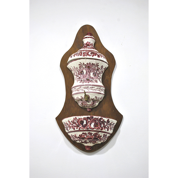 Aguamanil de pared cerámica