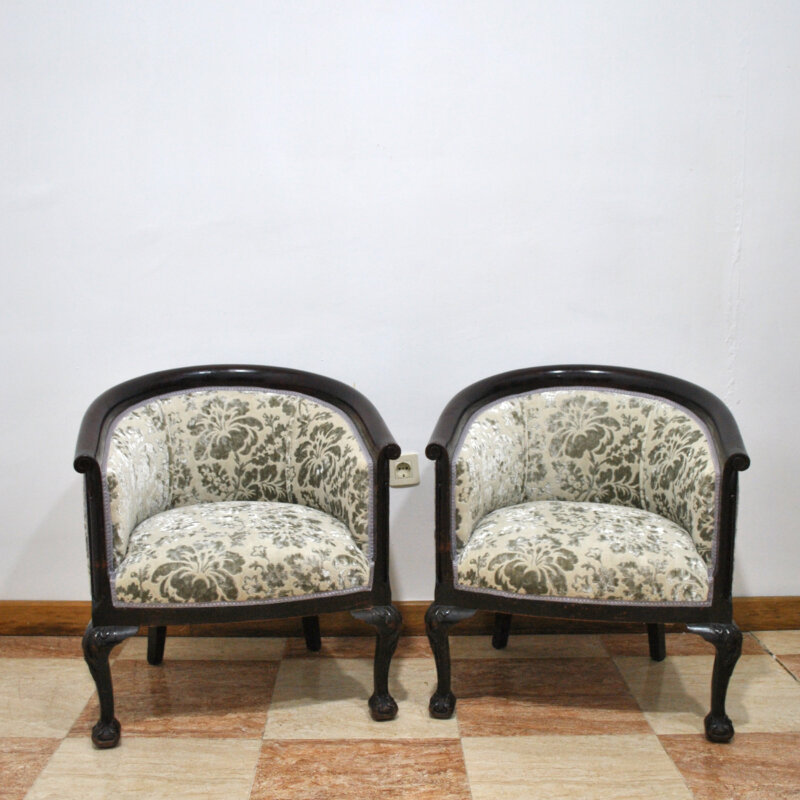 Pareja sillones Reina Ana