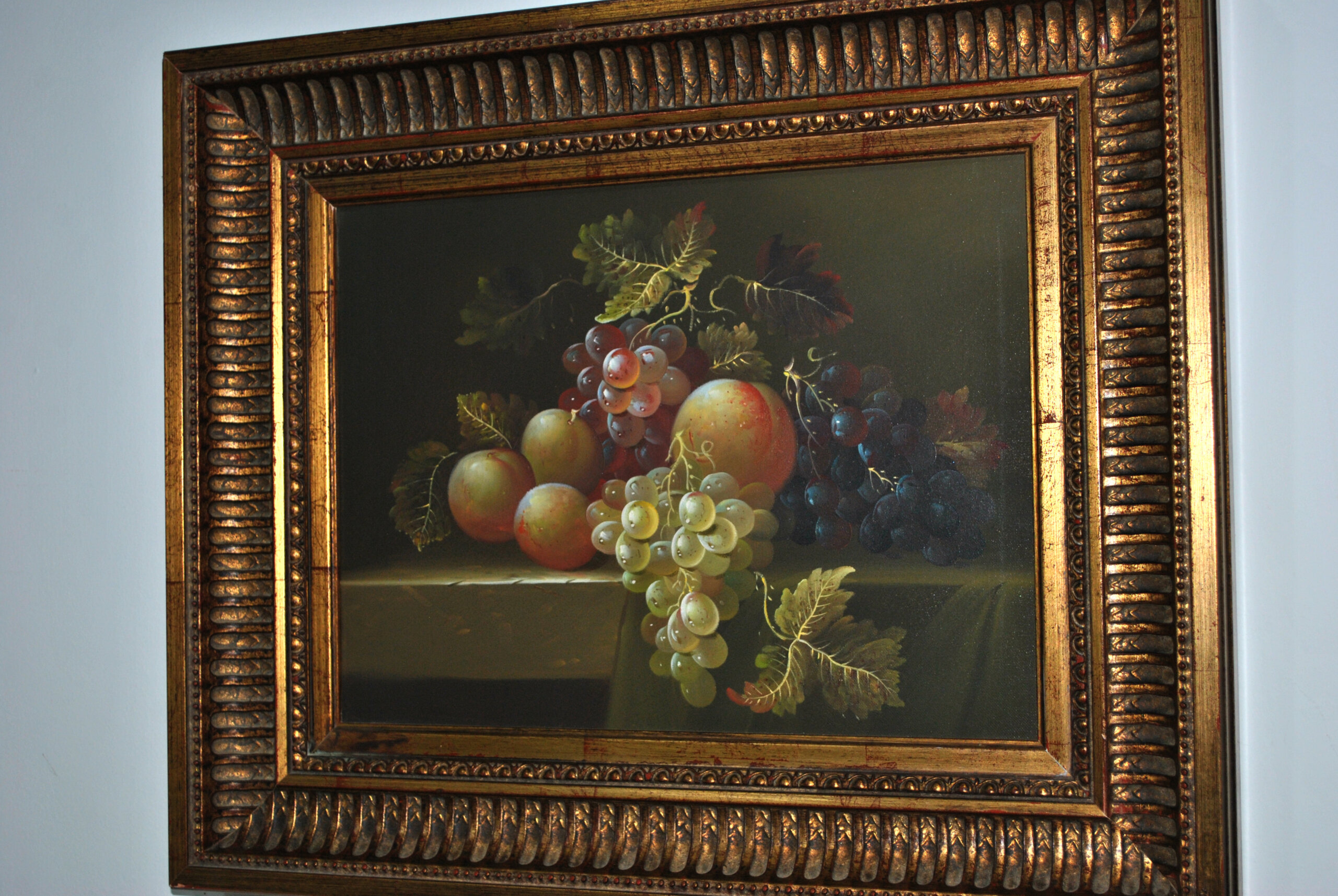 Cuadro bodegón óleo frutas - Imagen 4