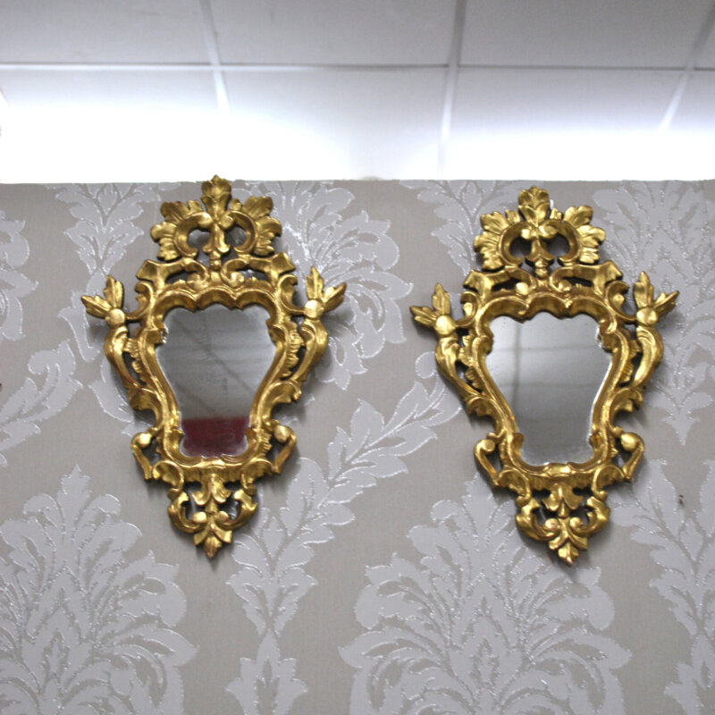 Pareja cornucopias pequeñas Luis XV
