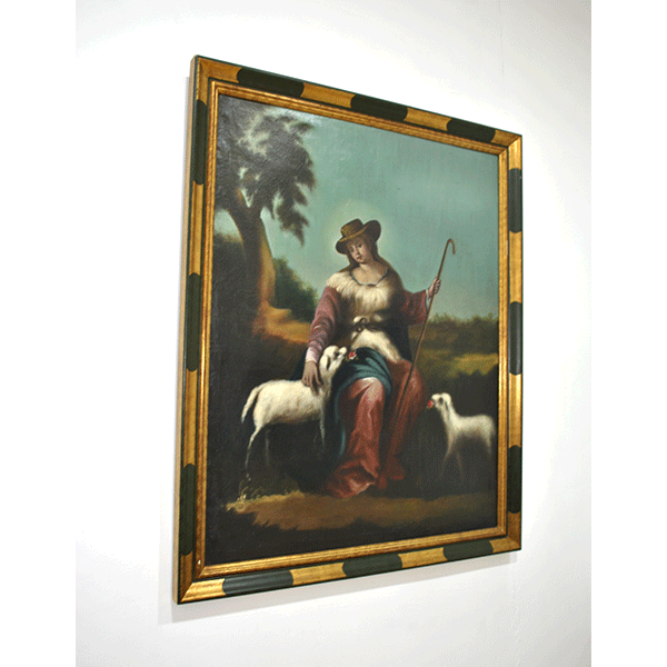 Óleo sobre lienzo Divina Pastora