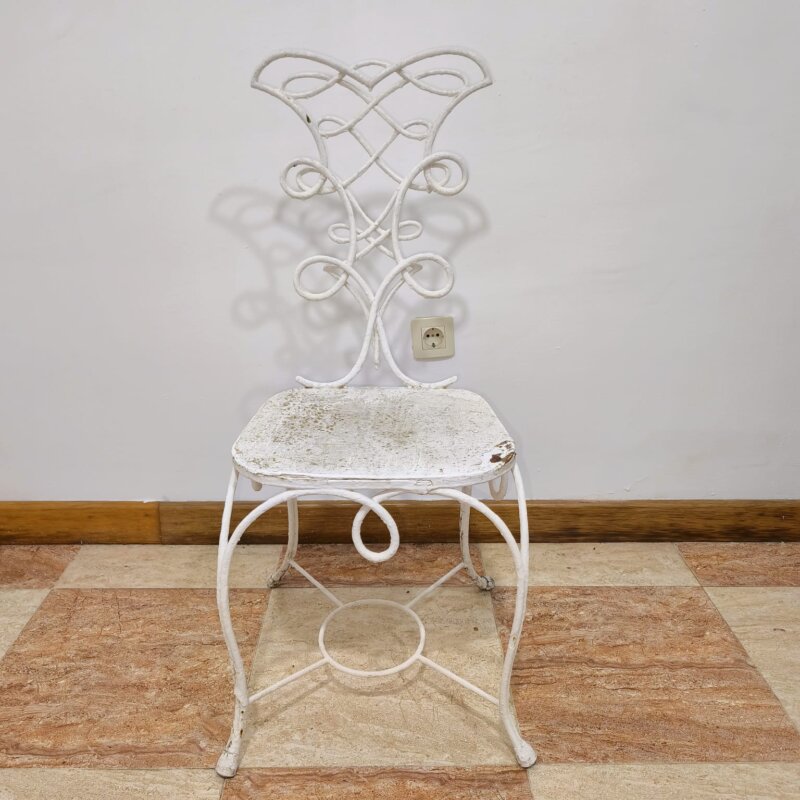 Sillón de jardín hierro forjado