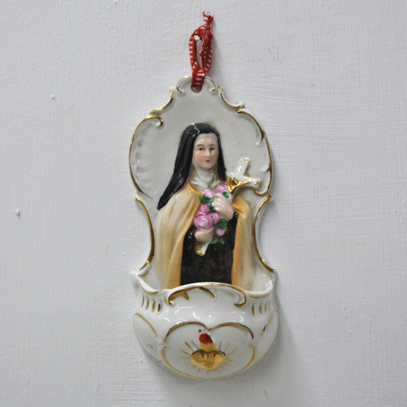 Benditera porcelana imagen Santa Teresa