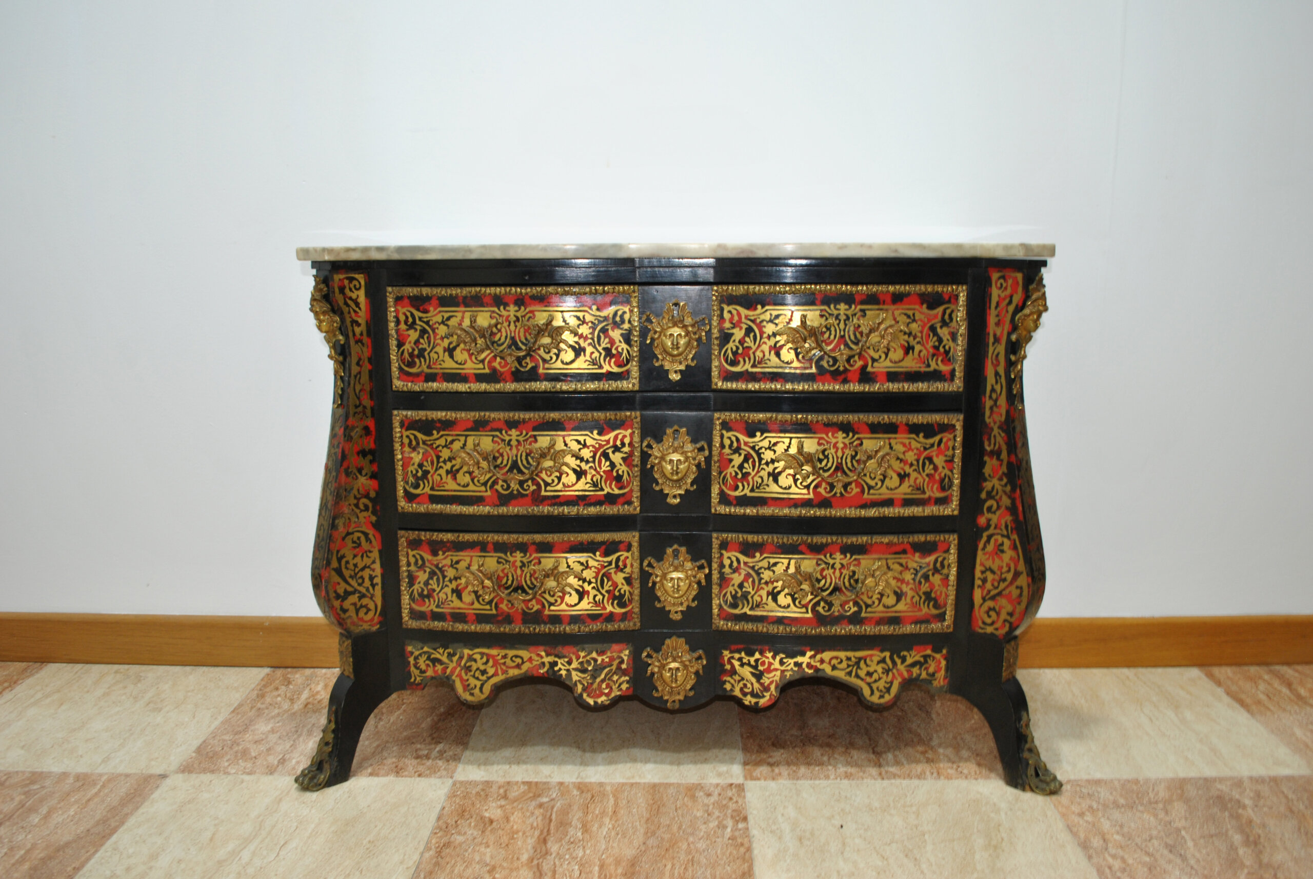 Cómoda Napoleón III madera ebonizada - Imagen 2