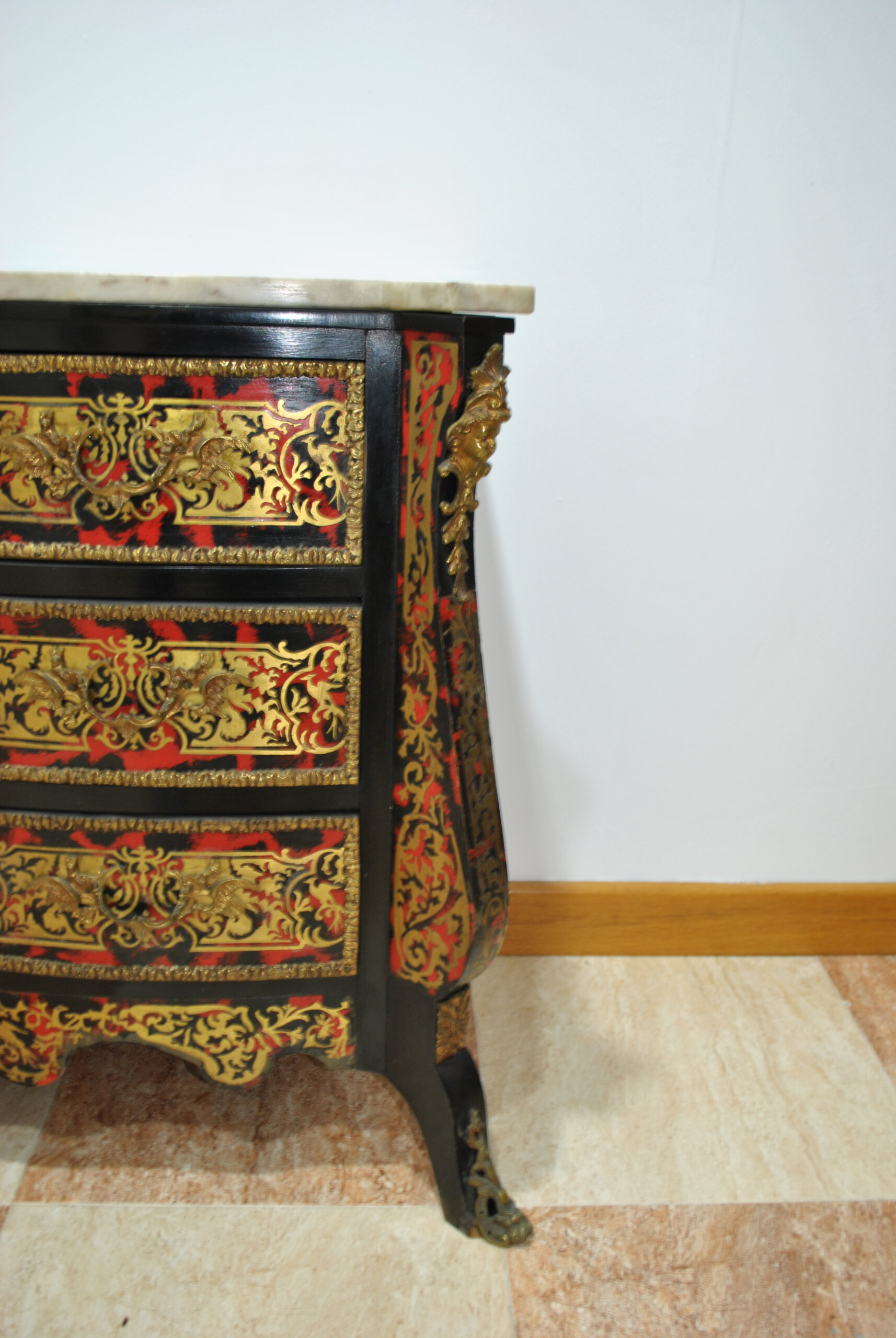 Cómoda Napoleón III madera ebonizada - Imagen 4