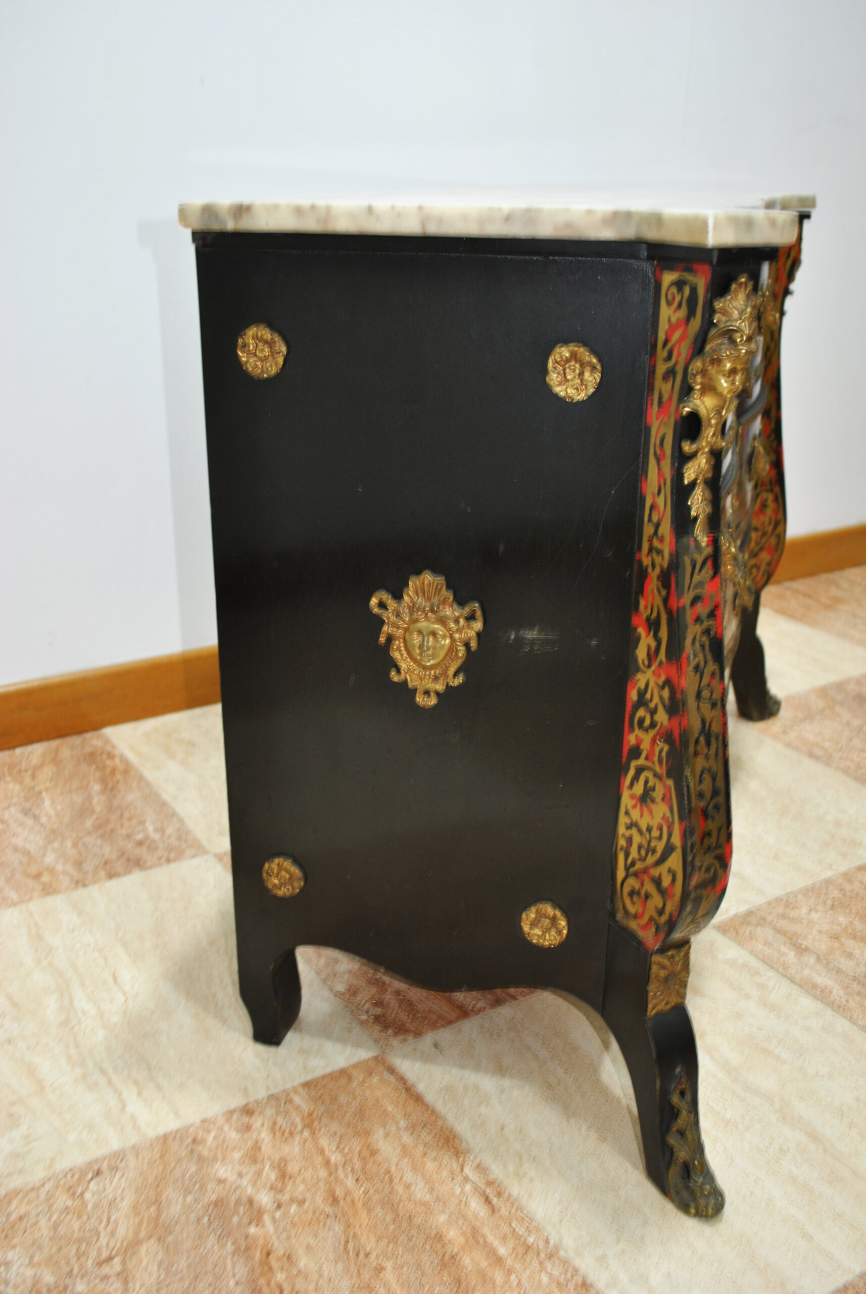 Cómoda Napoleón III madera ebonizada - Imagen 7