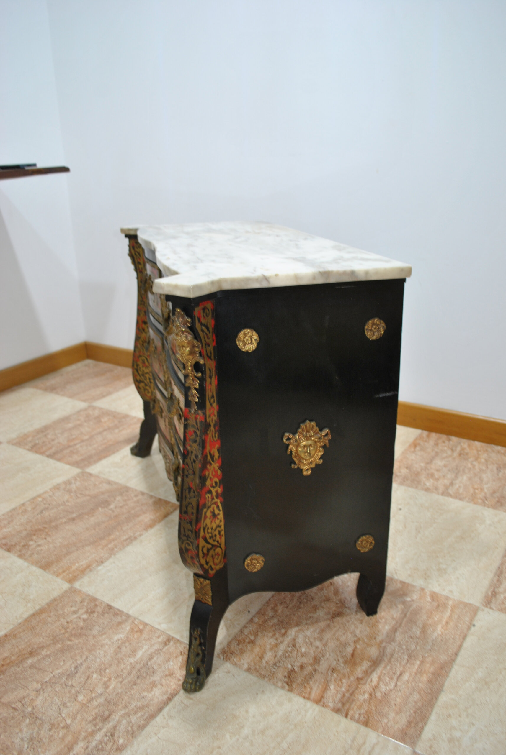 Cómoda Napoleón III madera ebonizada - Imagen 8