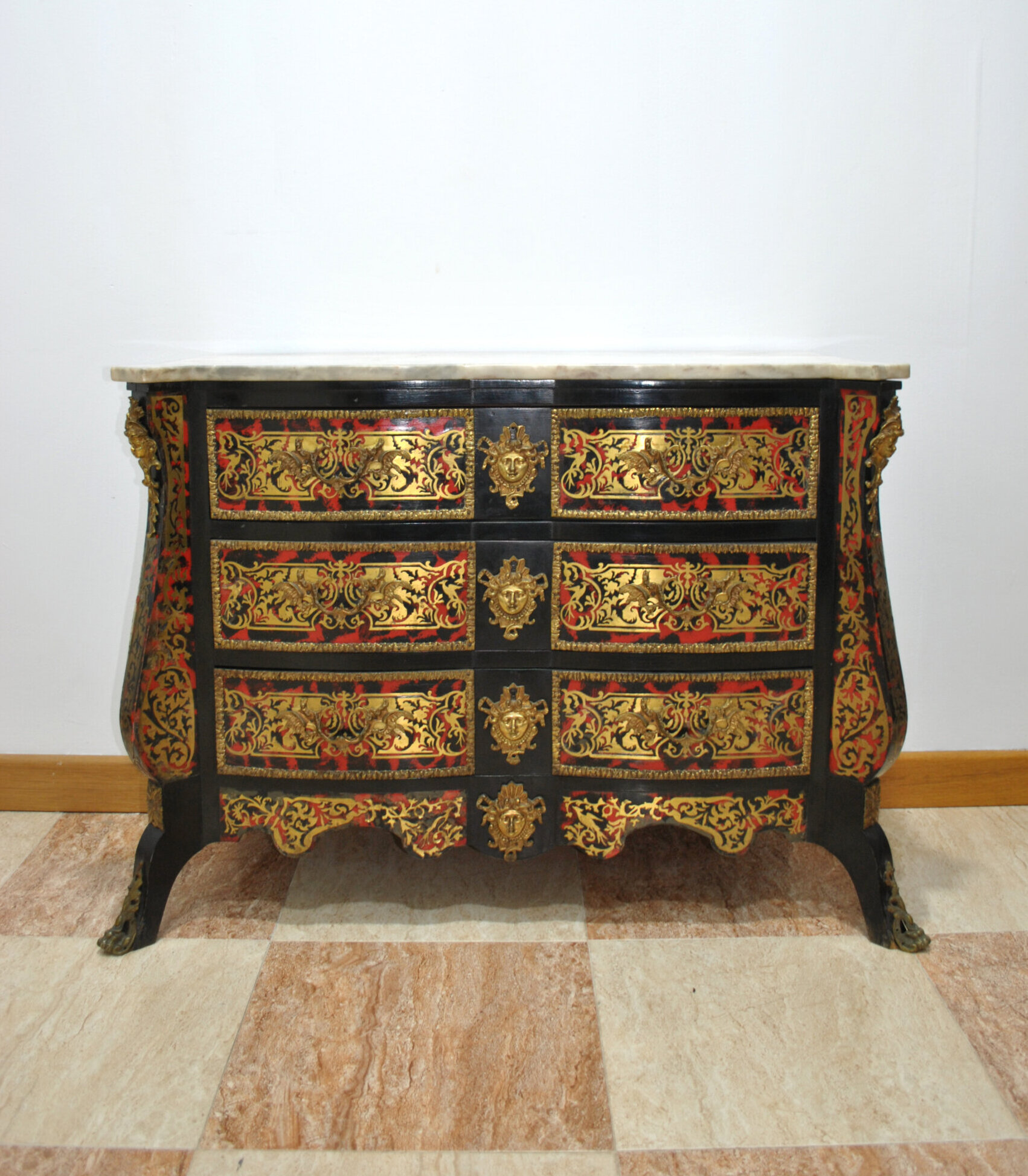 Cómoda Napoleón III madera ebonizada