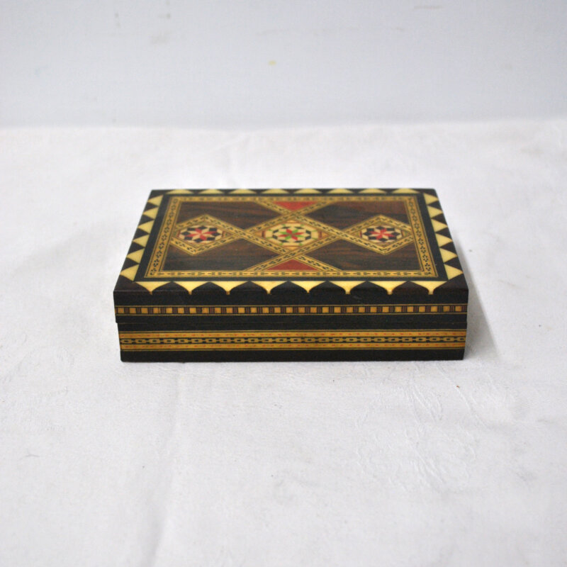 Caja marquetería con caja cerillas