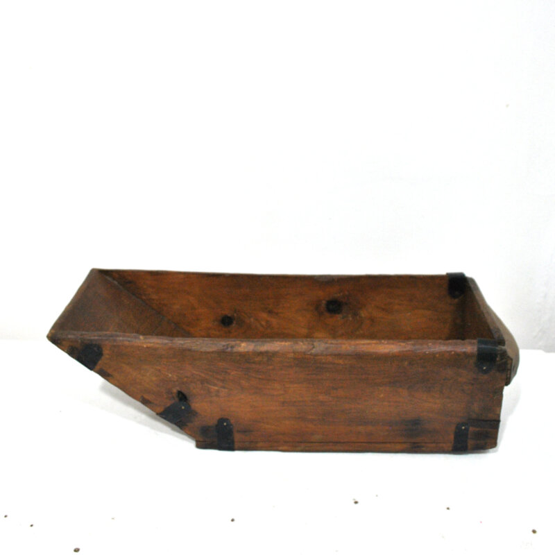 Media fanega antigua madera