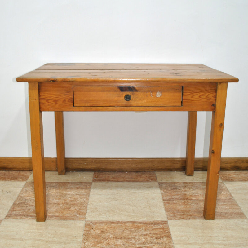 Mesa antigua rústica madera de pino