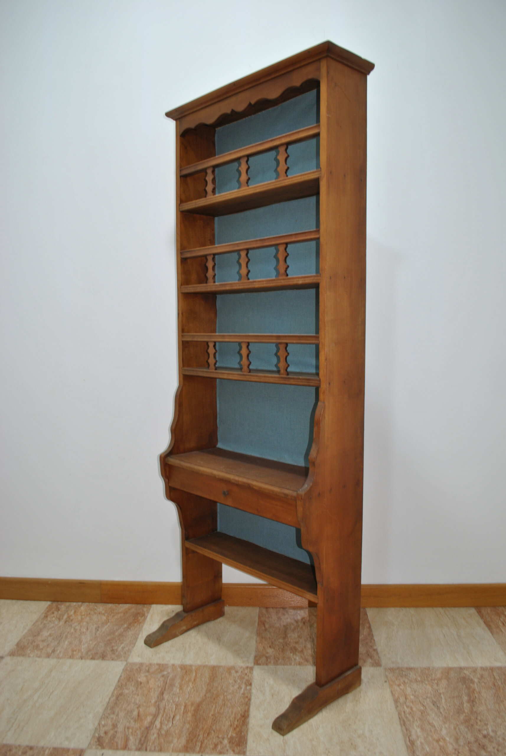 Mueble platero rústico de madera con cajón - Imagen 5