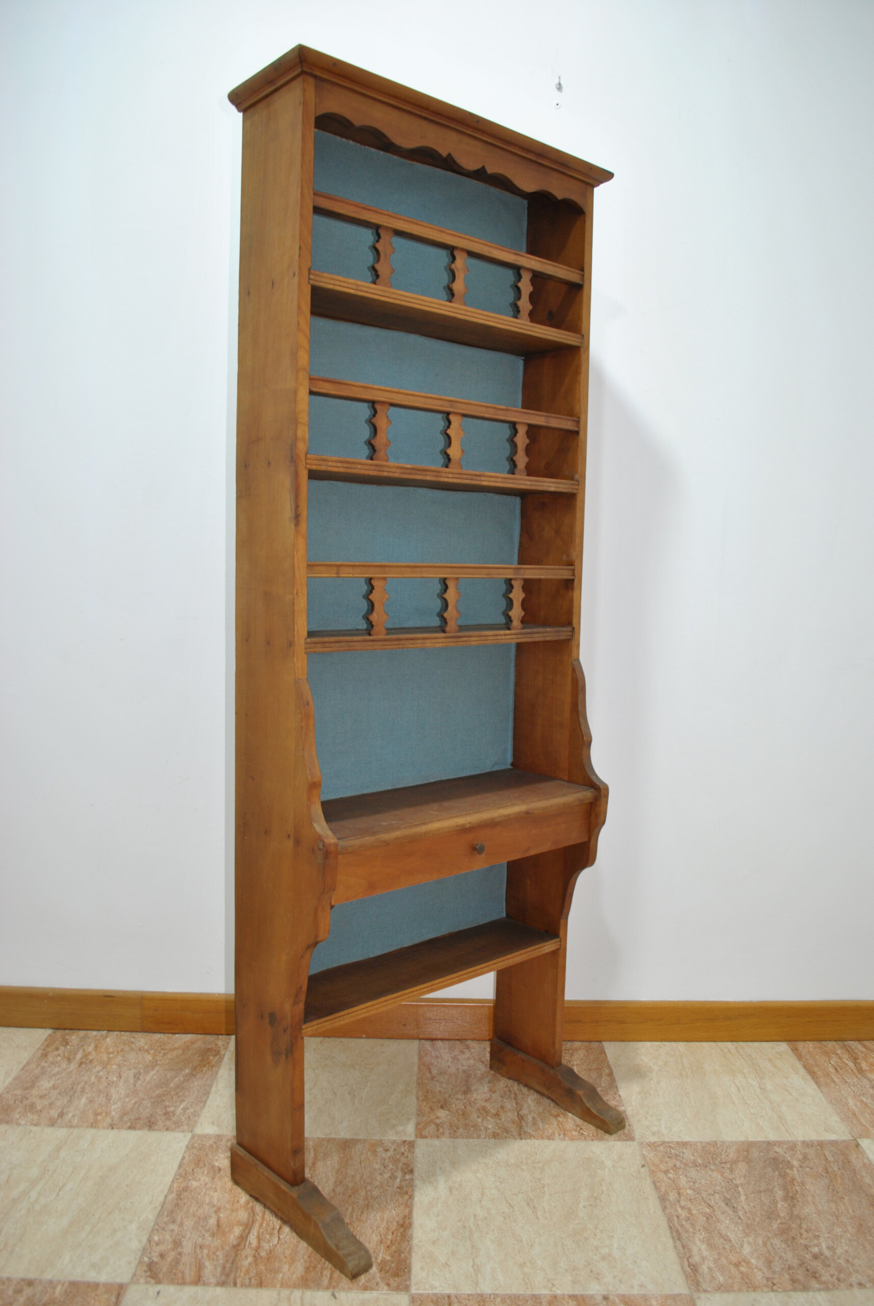 Mueble platero rústico de madera con cajón - Imagen 6