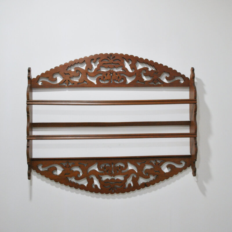 Mueble platero de pared de madera