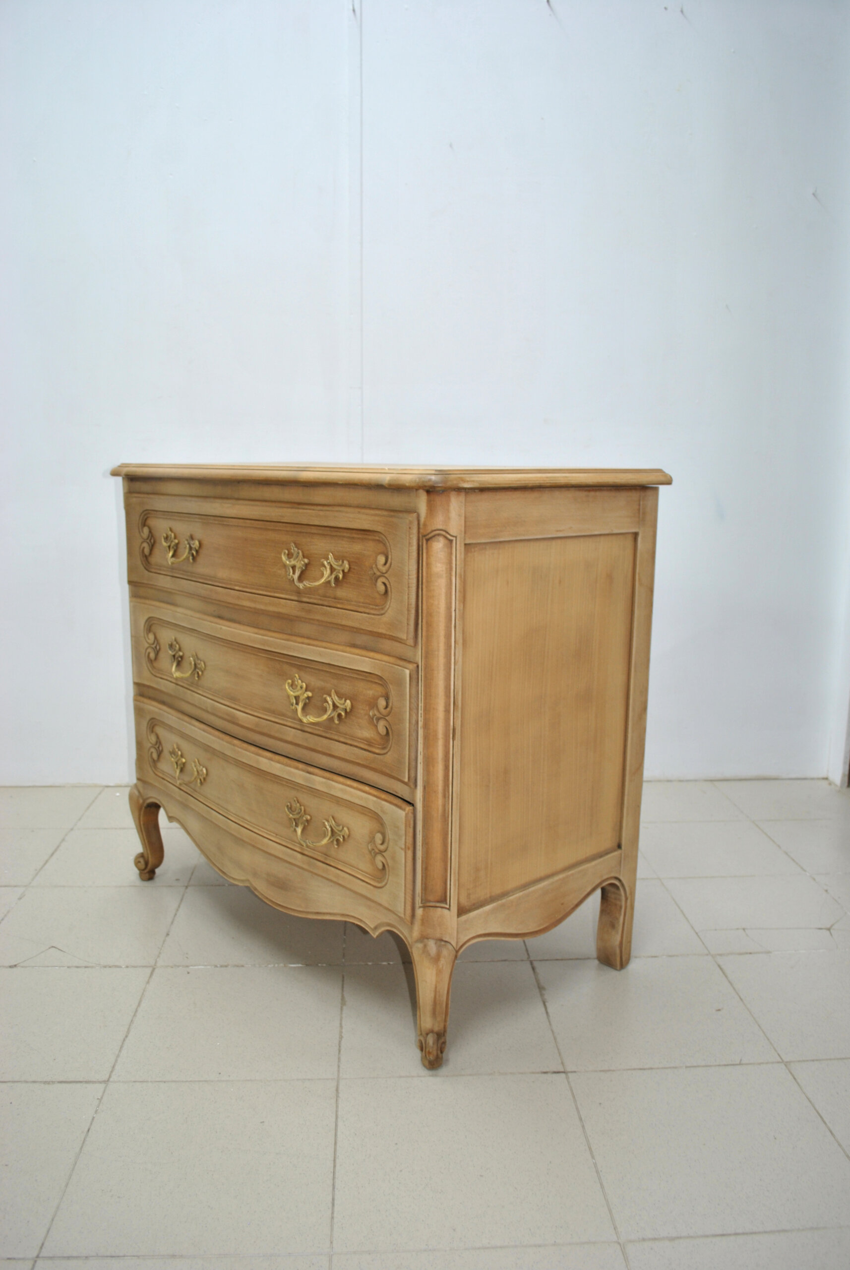 Cómoda antigua madera lavada - Imagen 8