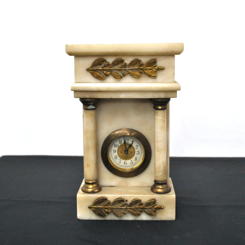 Reloj sobremesa alabastro estilo Imperio