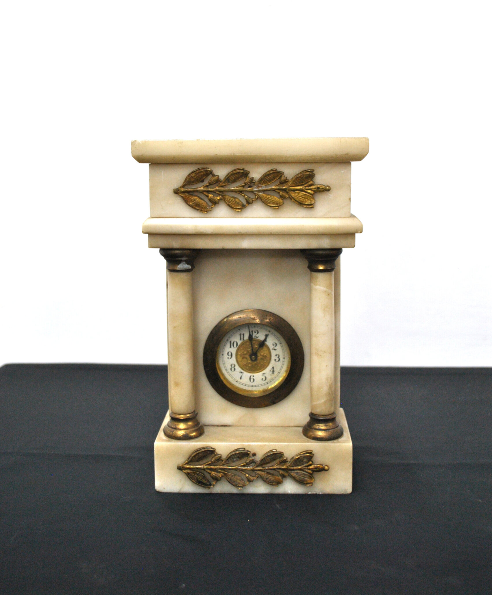 Reloj sobremesa alabastro estilo Imperio