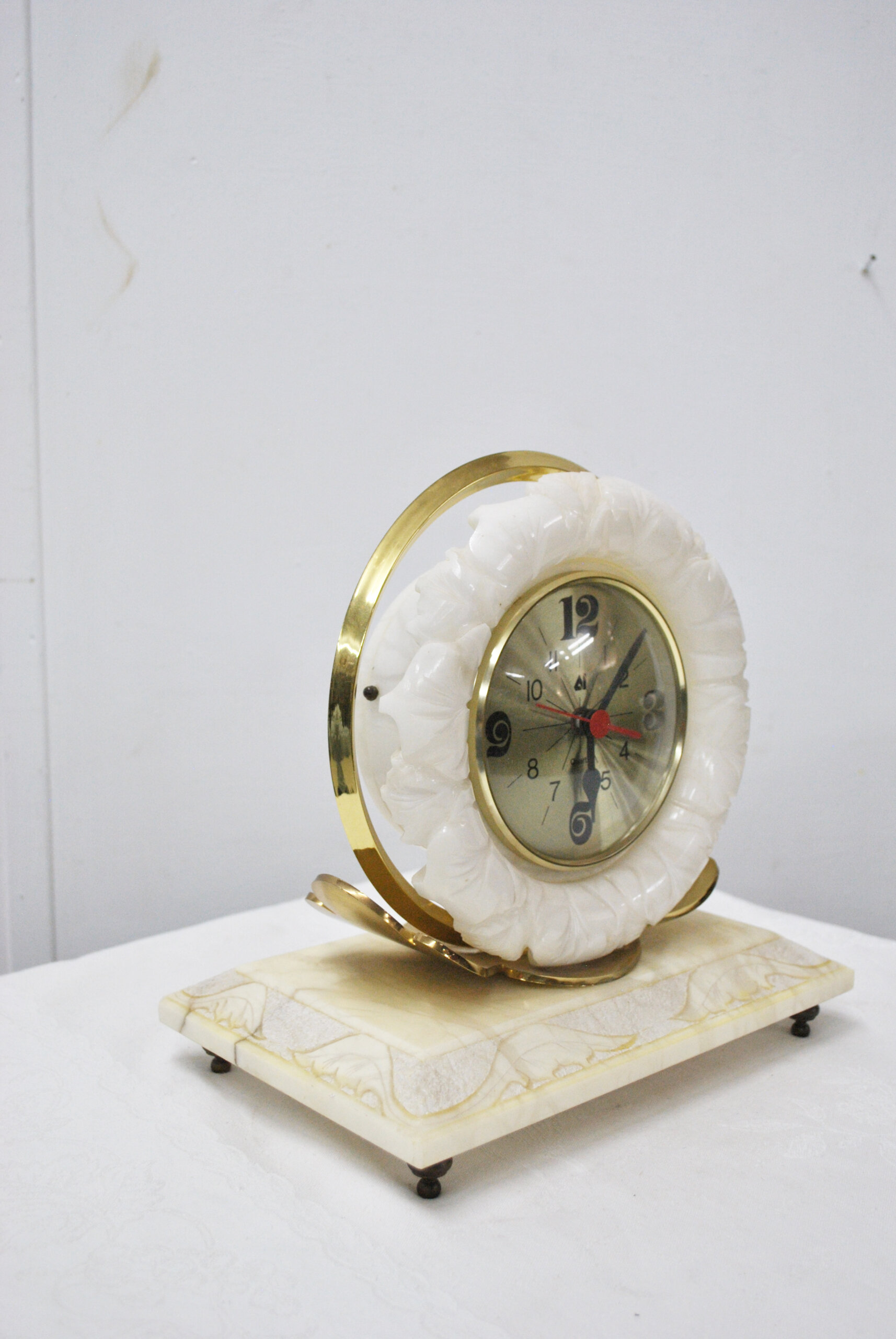 Reloj de mesa alabastro - Imagen 4
