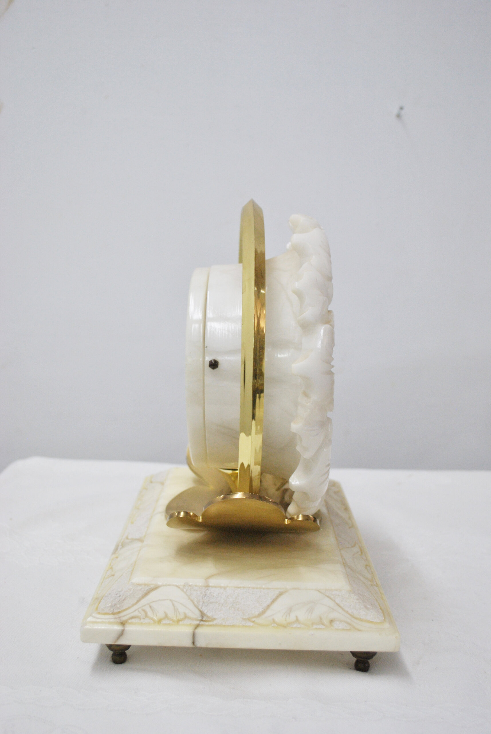 Reloj de mesa alabastro - Imagen 5