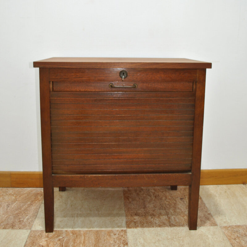 Mueble archivador caoba