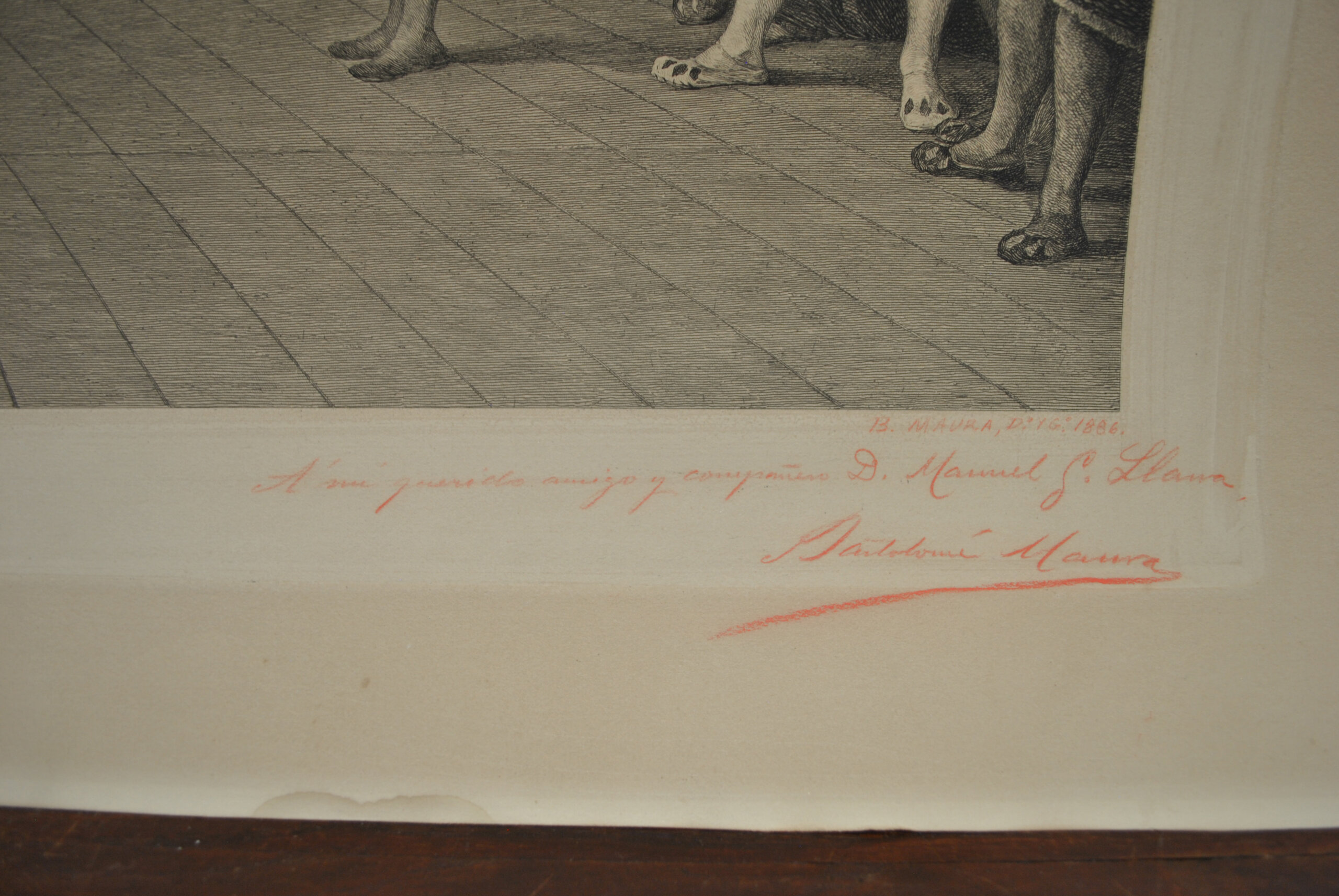 Grabado presentación de Don Juan de Austria a Carlos V - Imagen 6