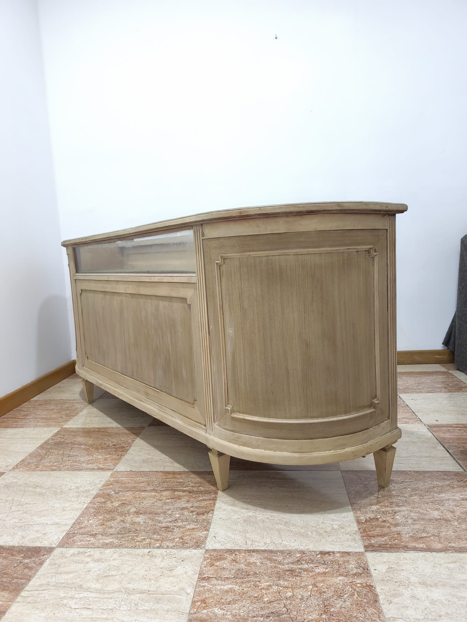 Mostrador comercial antiguo de madera - Imagen 3