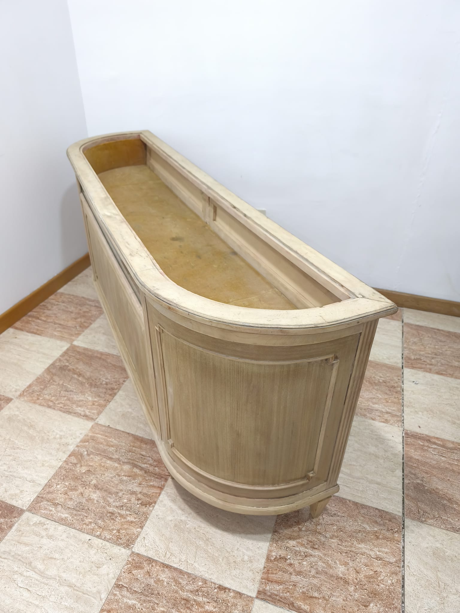 Mostrador comercial antiguo de madera - Imagen 5