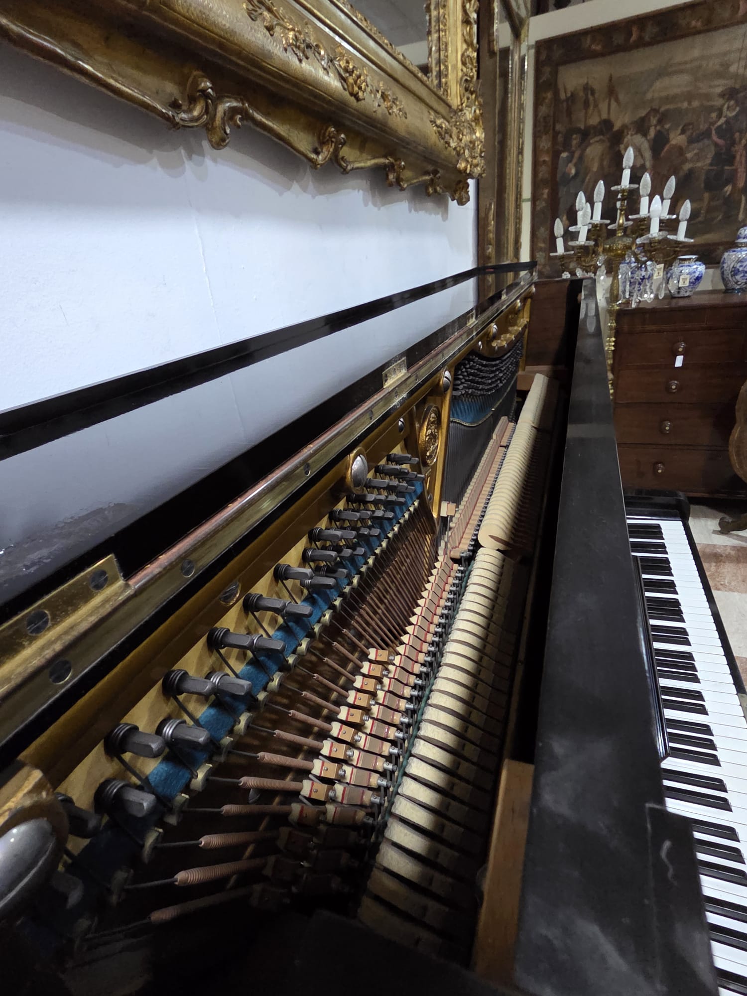 Piano Vertical C. Bechstein Berlín ébano con banqueta - Imagen 13