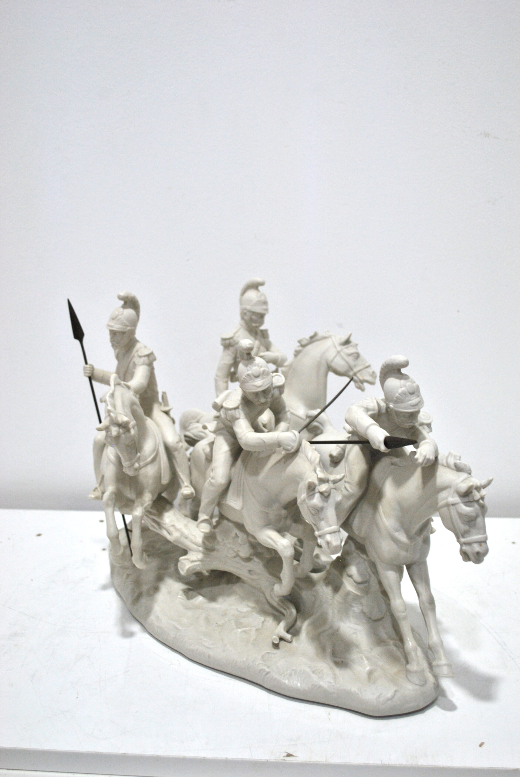 Escultura romanos lanceros con caballos - Imagen 6