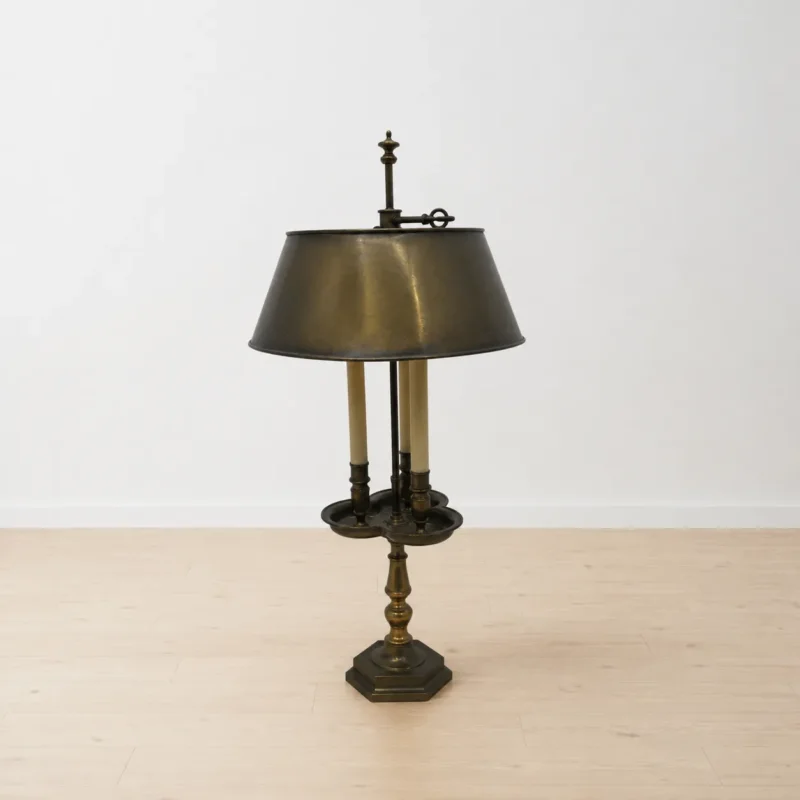 Lámpara bouillotte de sobremesa bronce