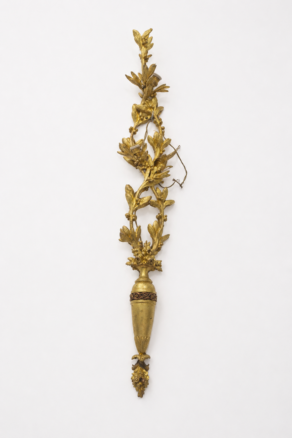 Pareja de apliques Imperio bronce - Imagen 3