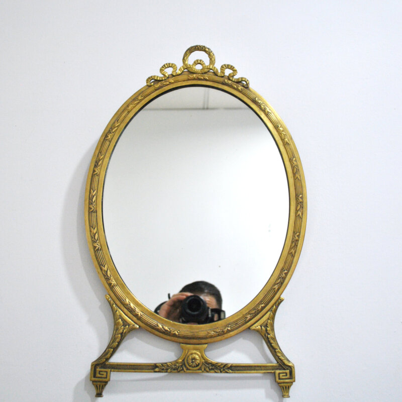 Espejo pared bronce Luis XVI