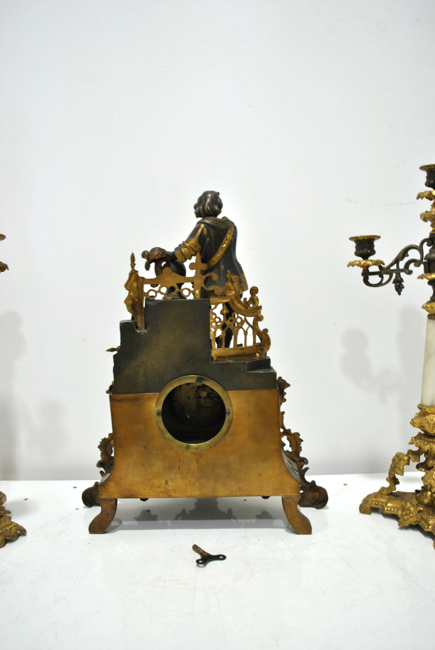 Reloj guarnición Napoleón III - Imagen 12