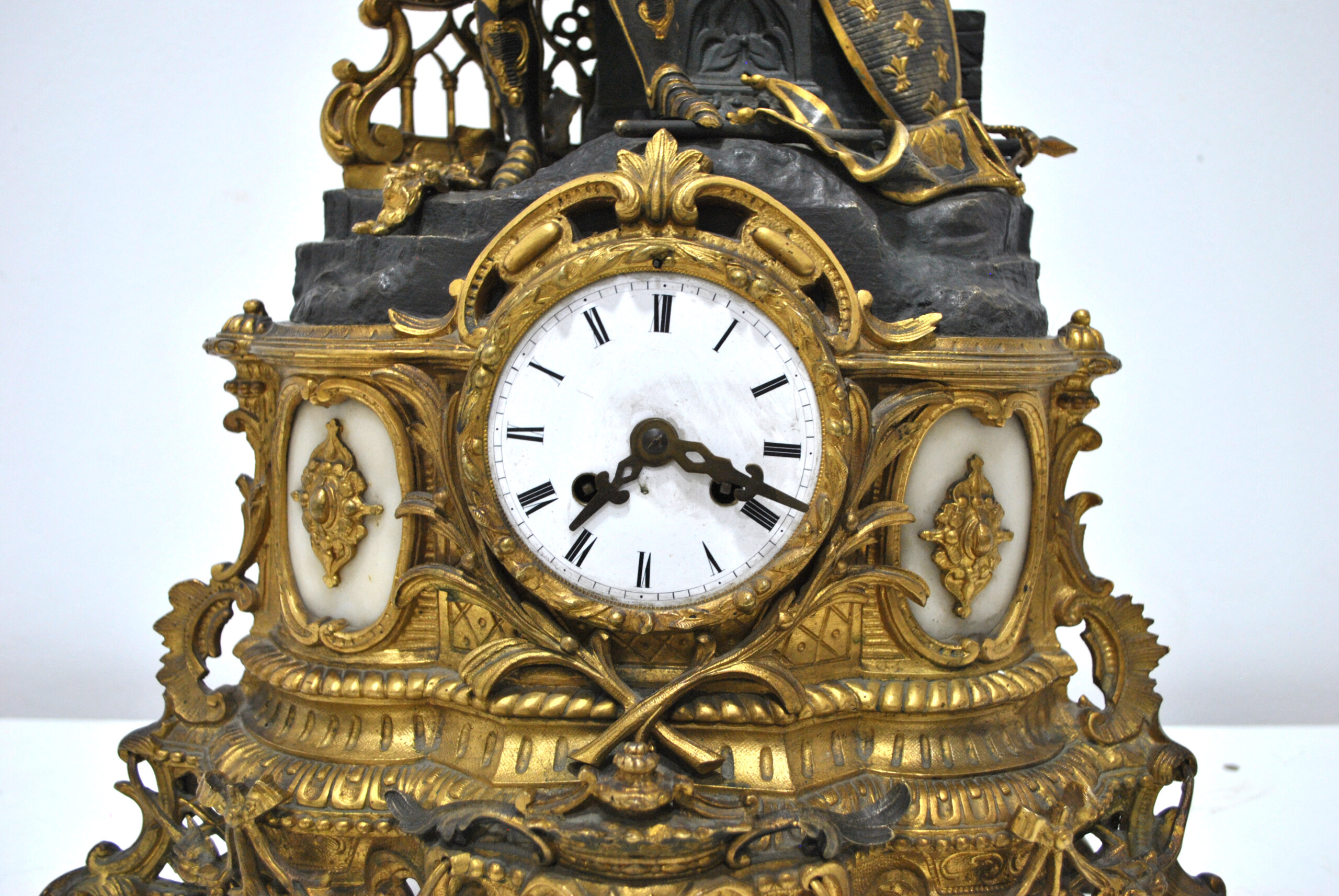 Reloj guarnición Napoleón III - Imagen 6