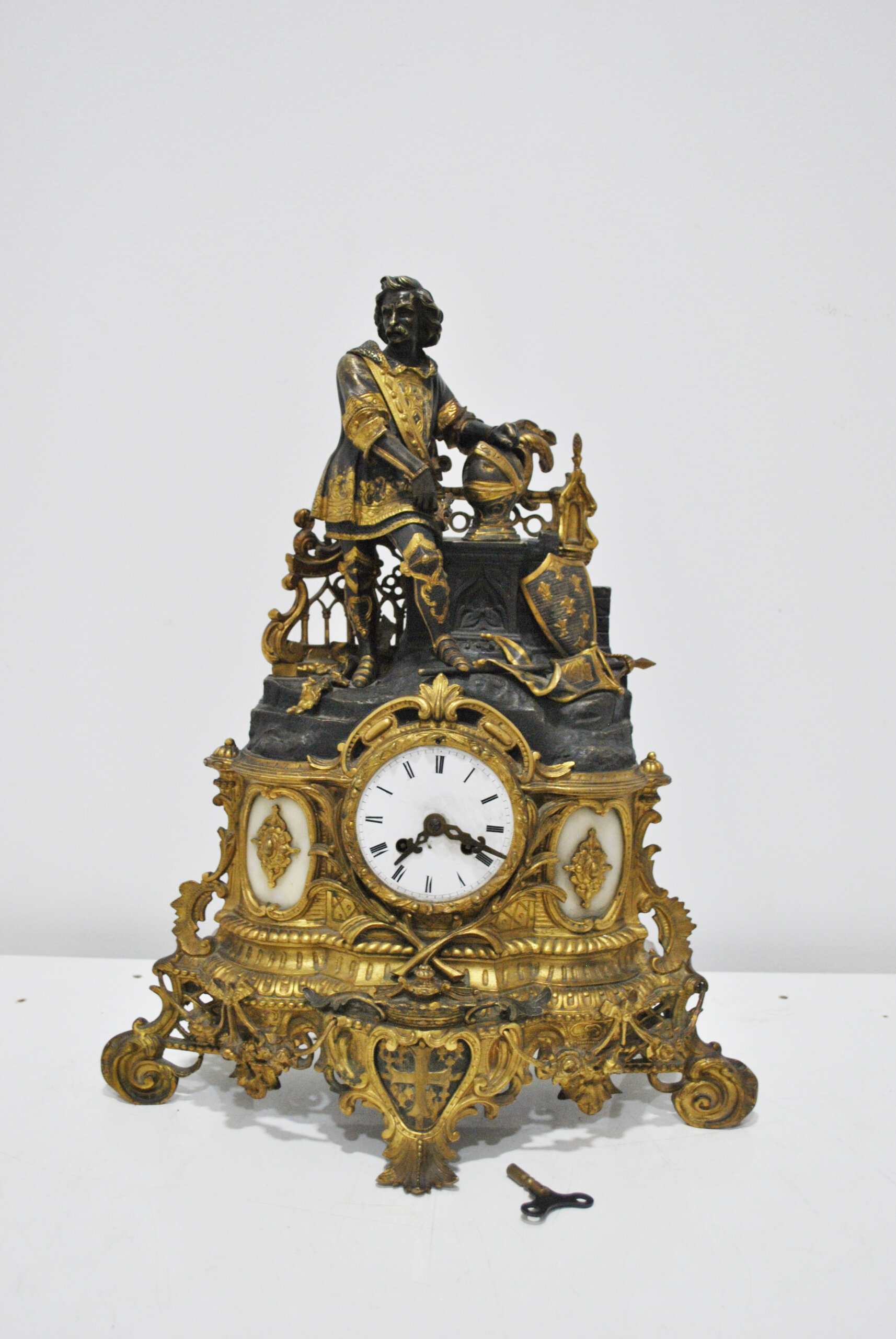 Reloj guarnición Napoleón III - Imagen 2