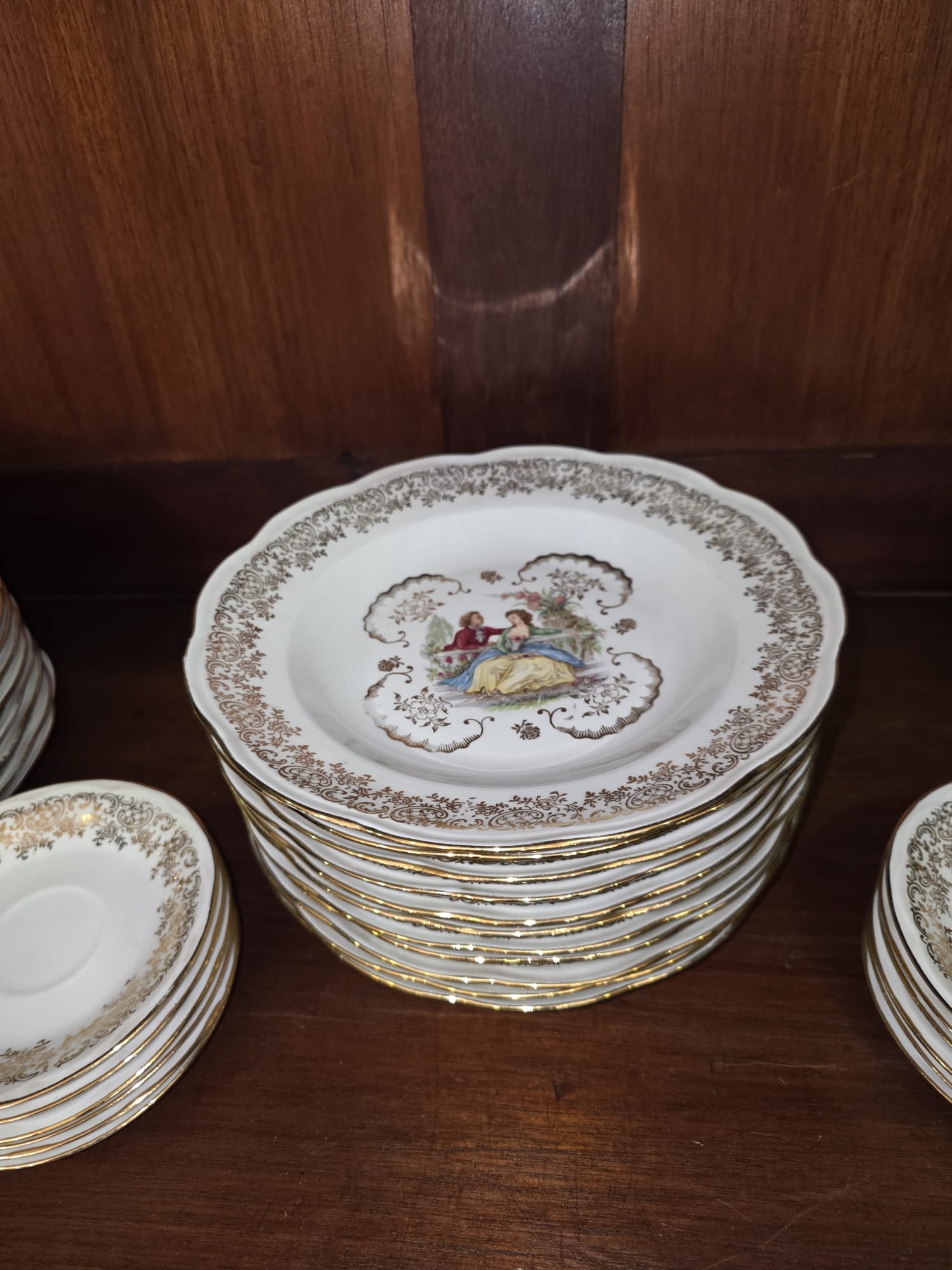 Vajilla romántica Limoges 69 piezas - Imagen 11