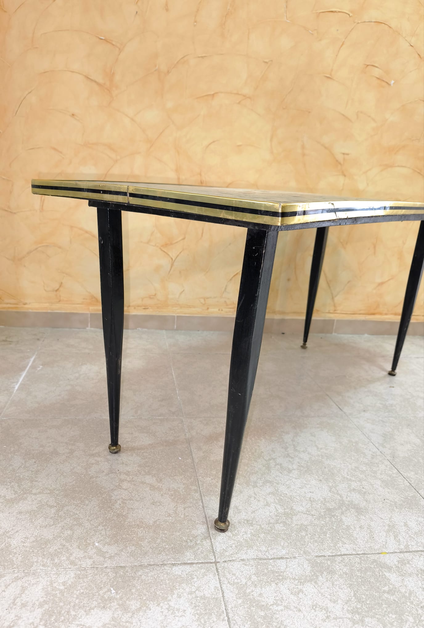 Mesa antigua de centro mosaico Mid Century - Imagen 9
