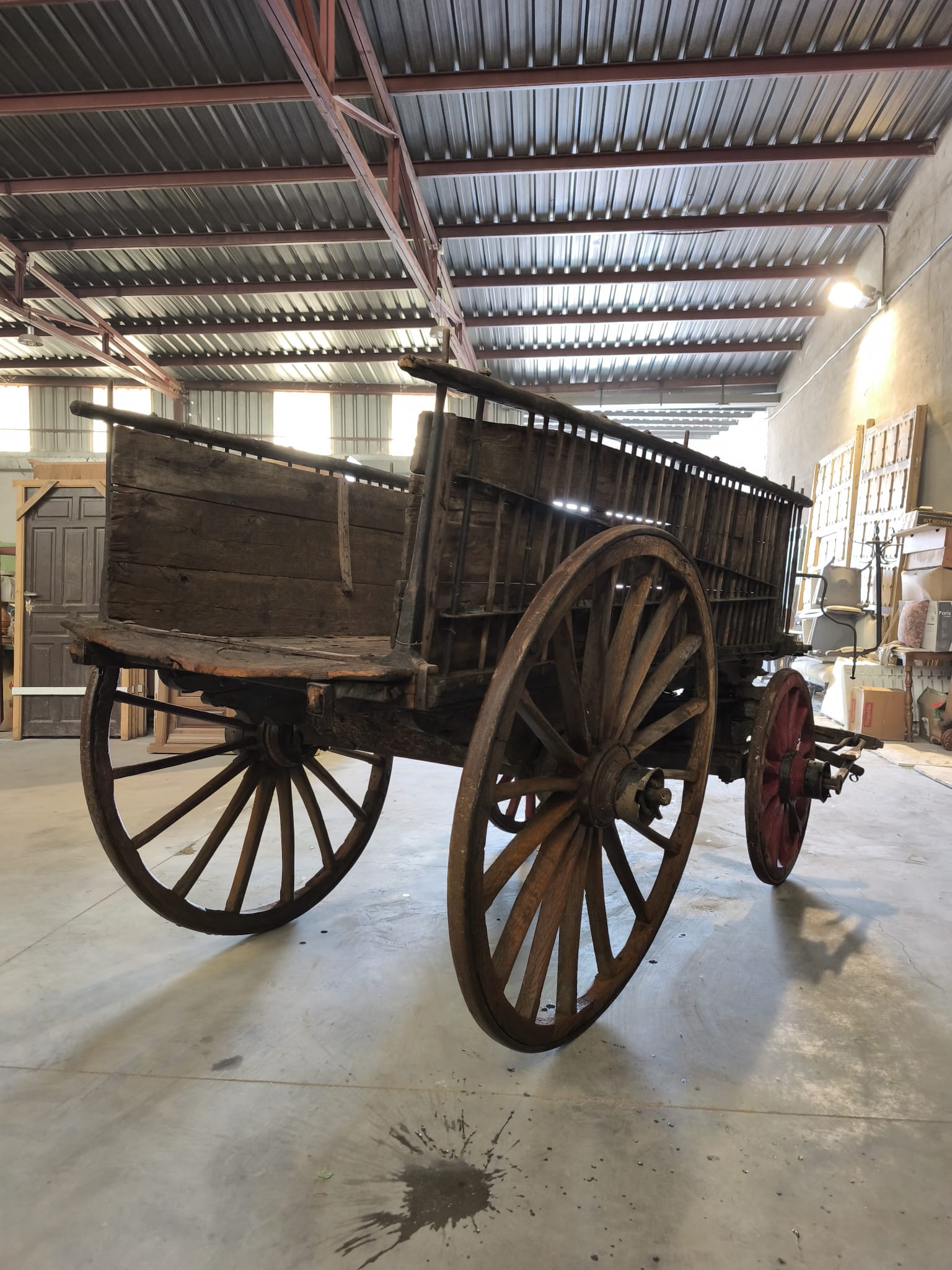 Carro antiguo galera de labranza - Imagen 10